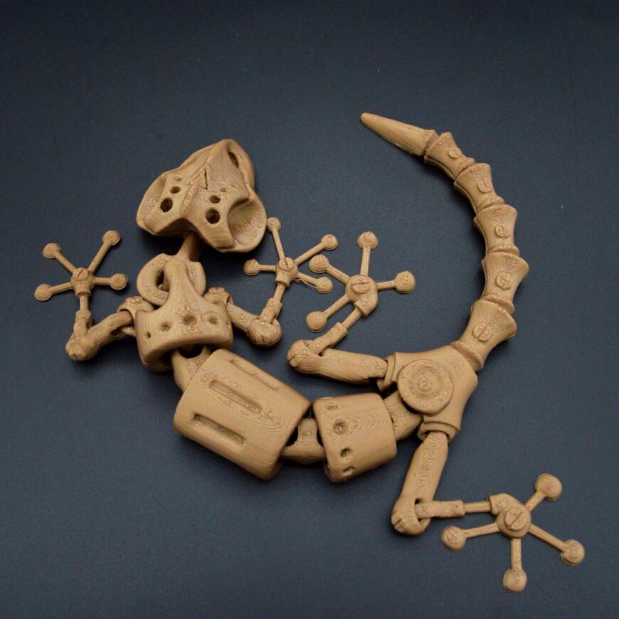 Стимпанк ящерица