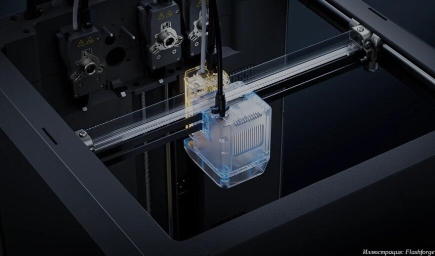 Компания Flashforge представила 3D-принтер Creator 5 c тулченджером Компания Flashforge представила 3D-принтер Creator 5 c тулченджером
