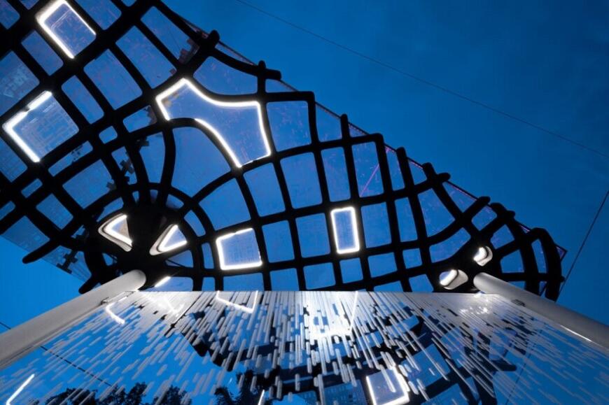 В Праге появилась 3D-печатная трамвайная остановка