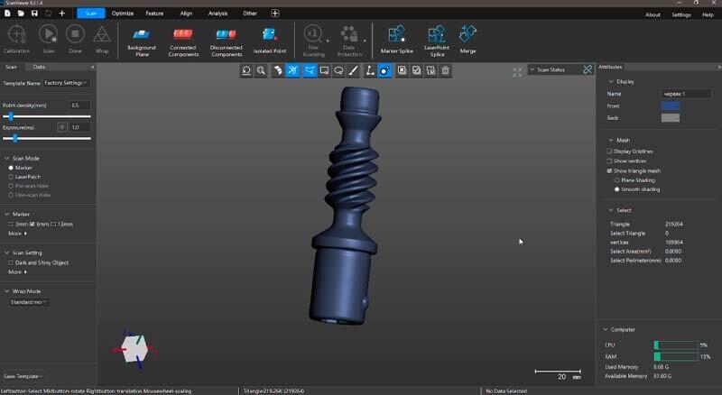 Обзор AmTech Kscan Magic магия 3D сканирования!