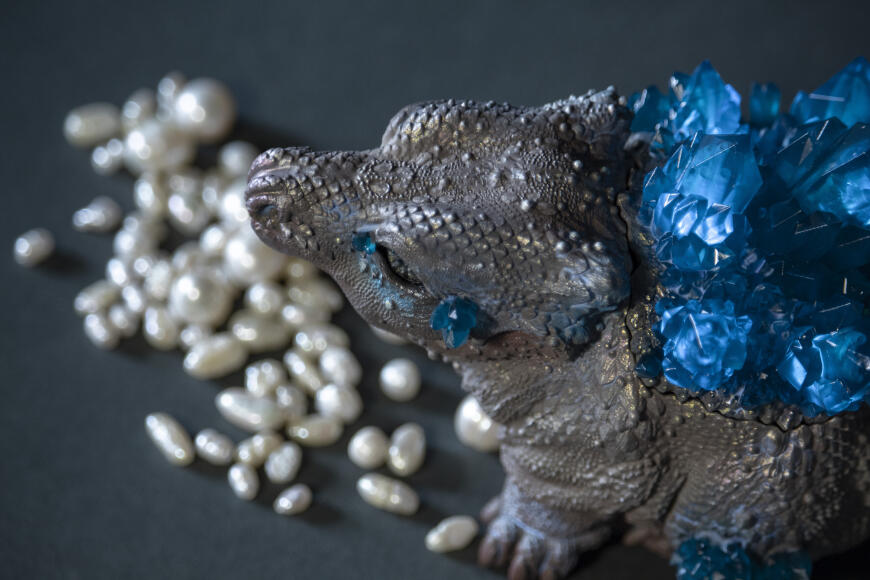 Micro-Croc - милая 3Д печатная шкатулка собственной разработки.