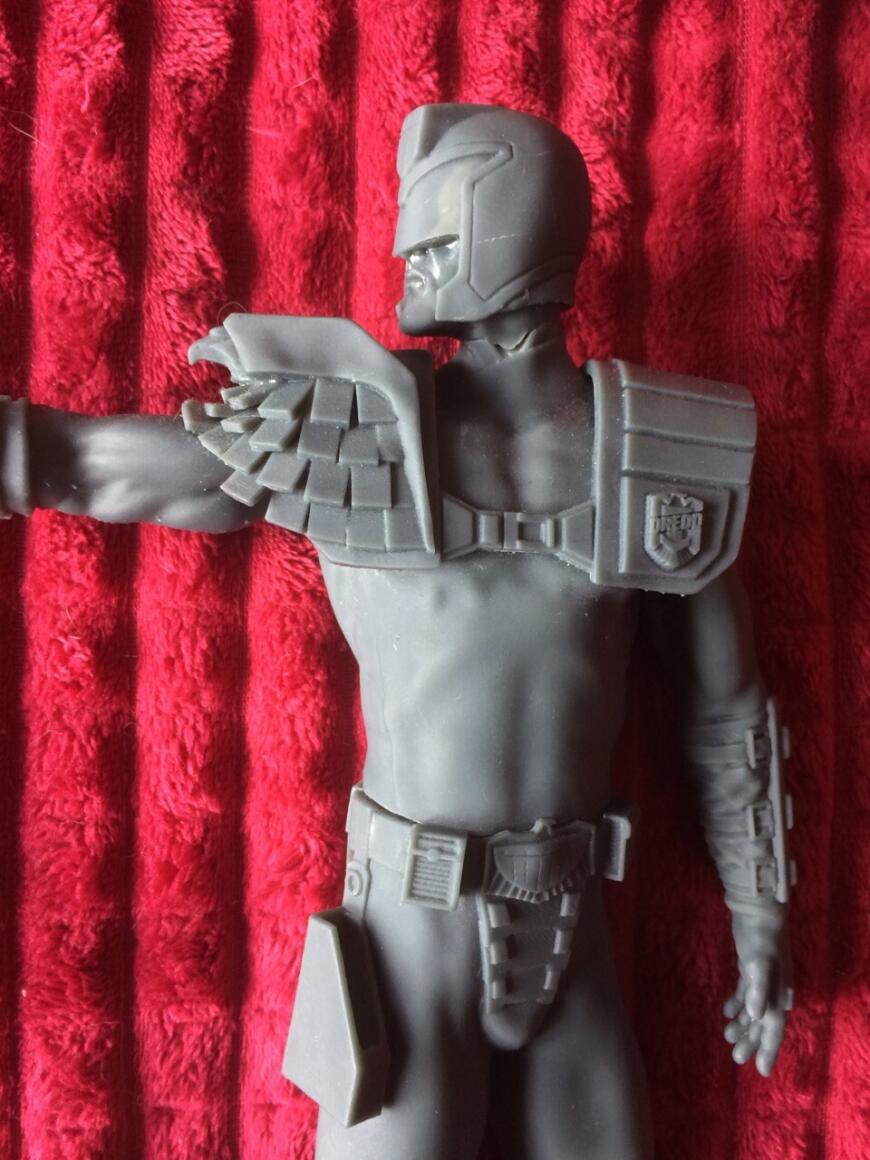 Судья Дредд. STL. Сборный. Anycubic Photon Mono X - 4K