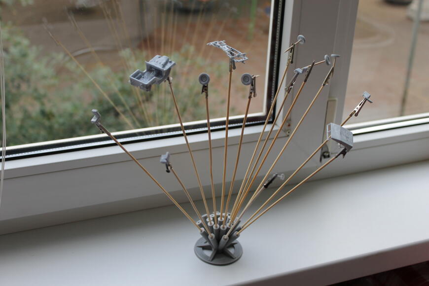 Подставка для держателей мелких деталей.