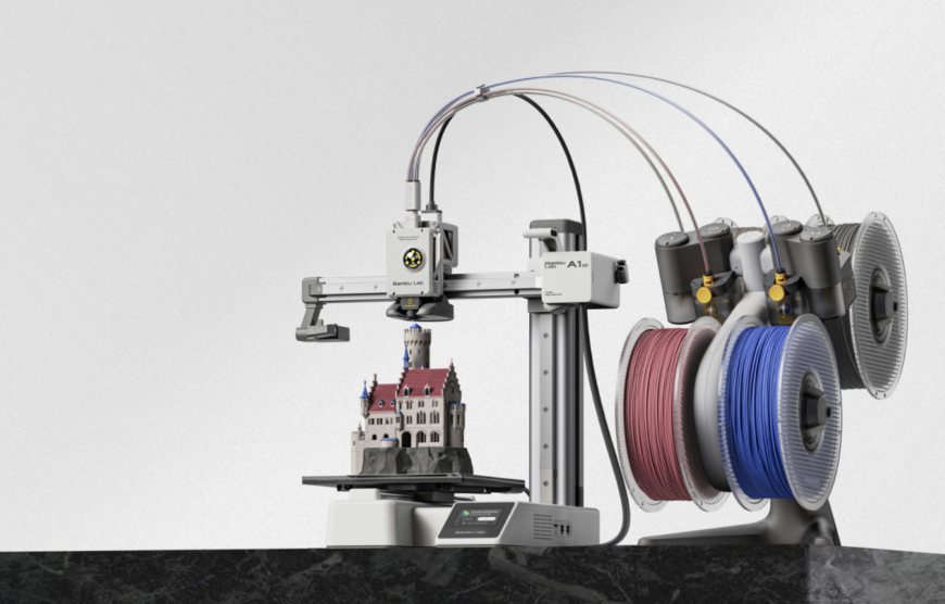 Миниатюрный FDM 3D-принтер A1 Mini от Bambu Lab - бюджетный принтер с  возможностью 4-цветной печати
