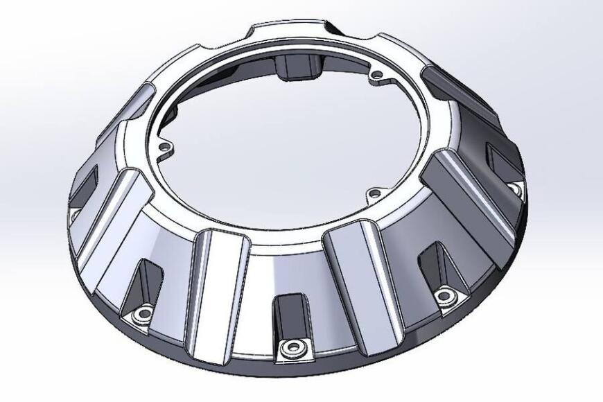 3d моделирование на заказ колпака на диск от авто