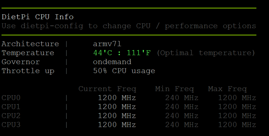 Октопринт грузин Orange PI Zero 256Mb на 115% - это нормально?