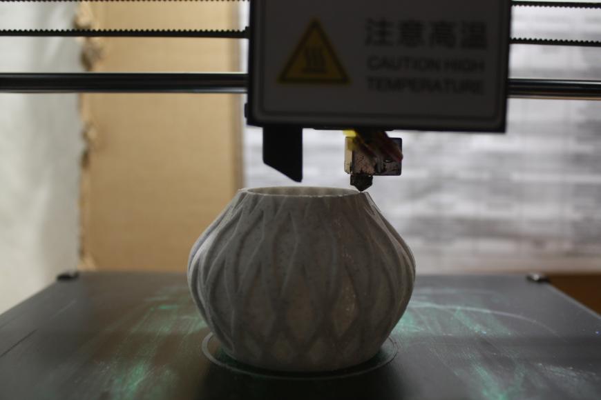 Мраморная ваза пластик PLA Noulei marble