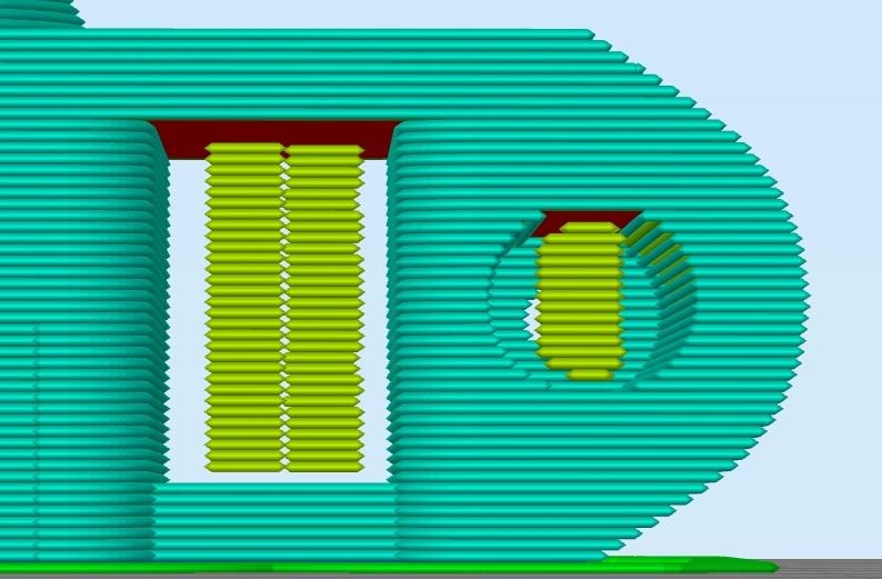 Поддержки в Simplify 3D висят в воздухе