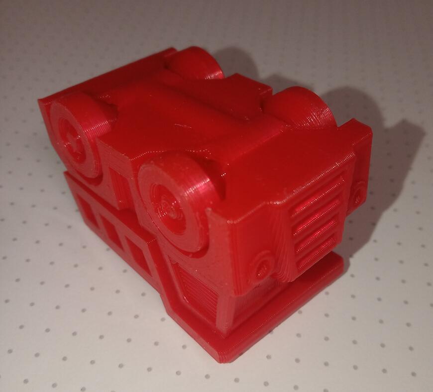 Машина и другая техника с подвижными элементами за одну печать