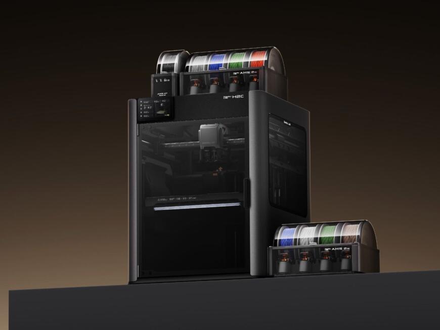 Bambu Lab H2C — новый стандарт многоматериальной FDM-печати
