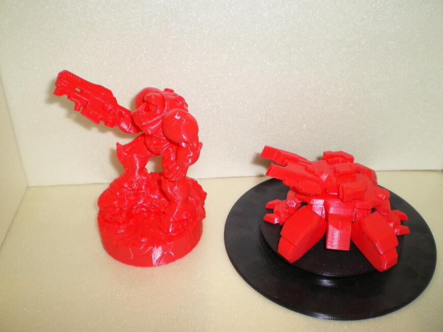 Обзор пластика для 3д печати RS Crossbridge PLA Красный