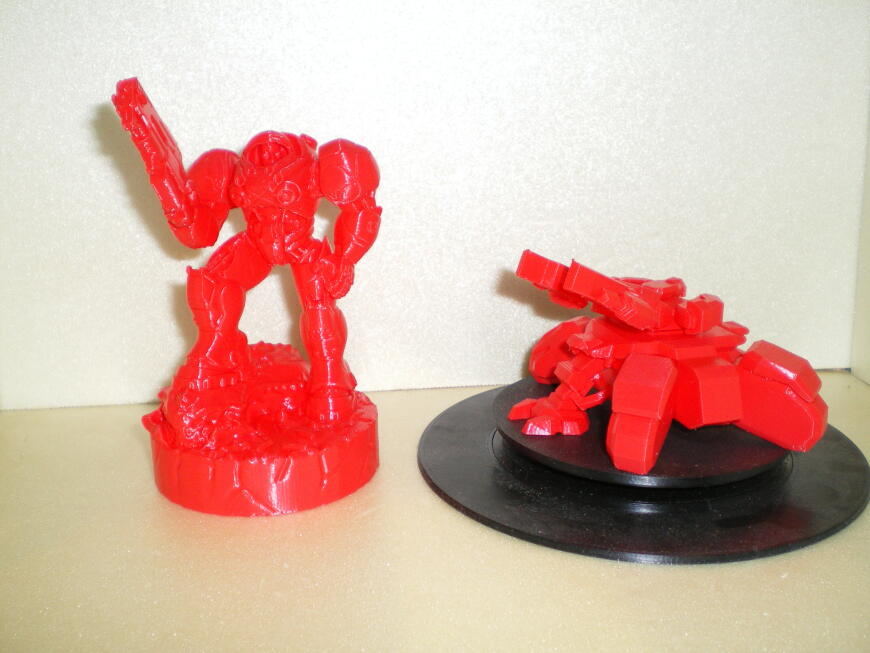 Обзор пластика для 3д печати RS Crossbridge PLA Красный