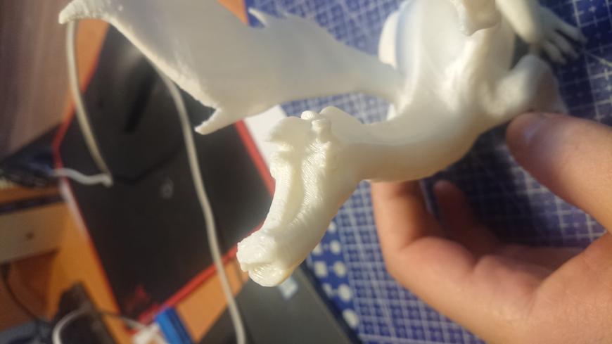 Adalinda на скорости 200 из ASA филамента.