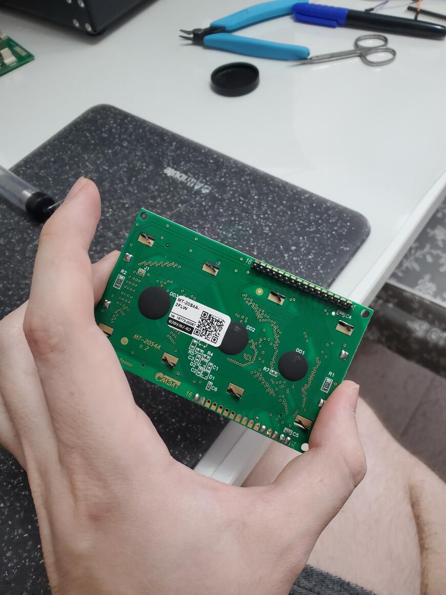 Подключение обычного LCD к порту EXP Подключение обычного LCD к порту EXP