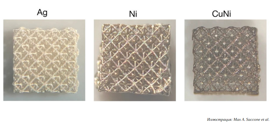 Американские ученые предложили новый метод 3D-печати металлами в микроскопических масштабах