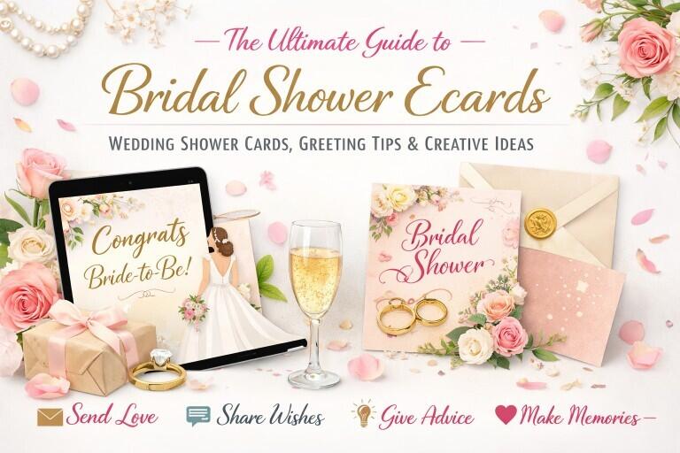 The Ultimate Guide to Bridal Shower eCards, Wedding Shower Cards & Heartfelt Bridal Shower Greeting Card Ideas