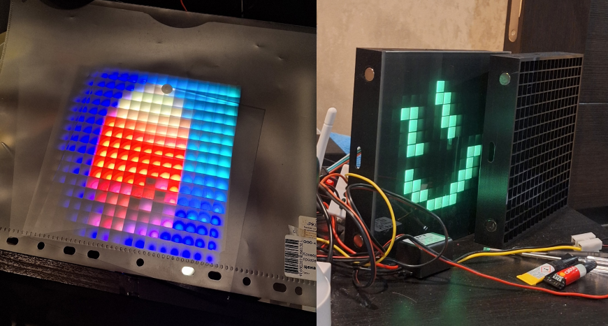 Модульные пиксельные экраны, часть2. Корпус, 16х16, и светорассеивание Модульные пиксельные экраны, часть2. Корпус, 16х16, и светорассеивание