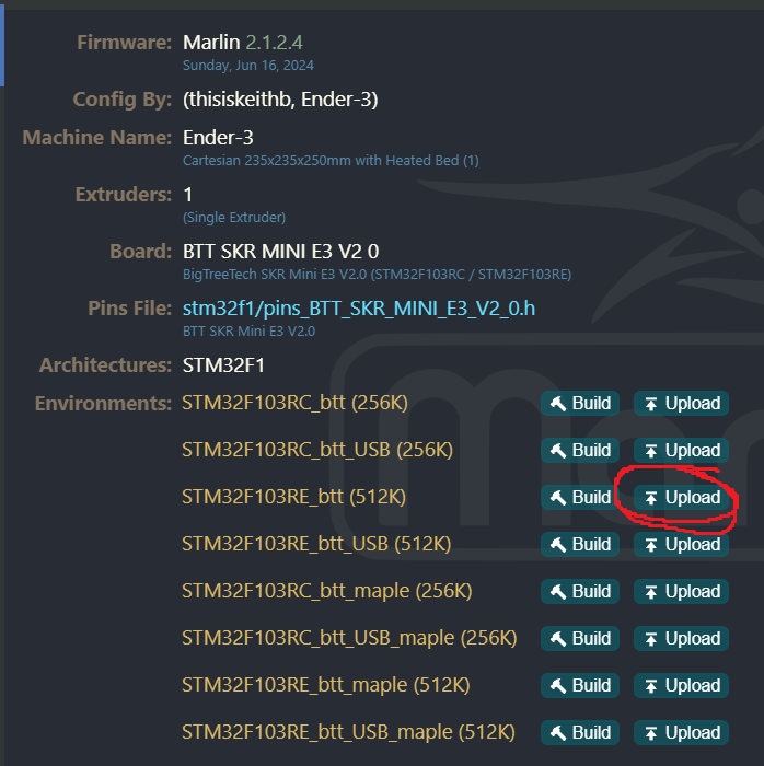 Настройка Marlin для датчика Biqu microprobe для платы BigTreeTech_SKR_mini_E3_V2.0