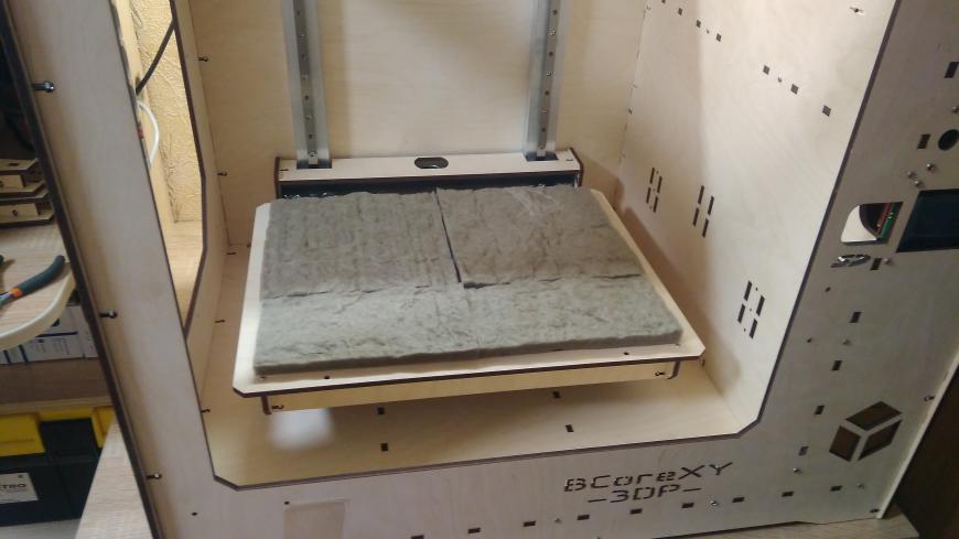 -3DP-BCoreXY- широкоформатный принтер под тяжелую печать. Стол