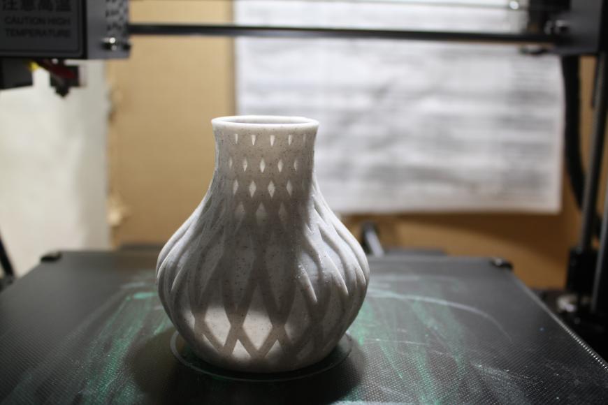 Мраморная ваза пластик PLA Noulei marble