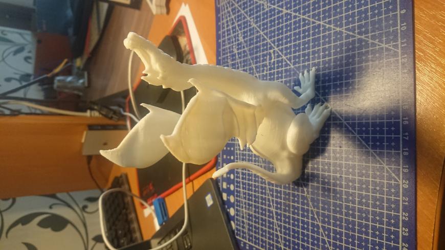 Adalinda на скорости 200 из ASA филамента.