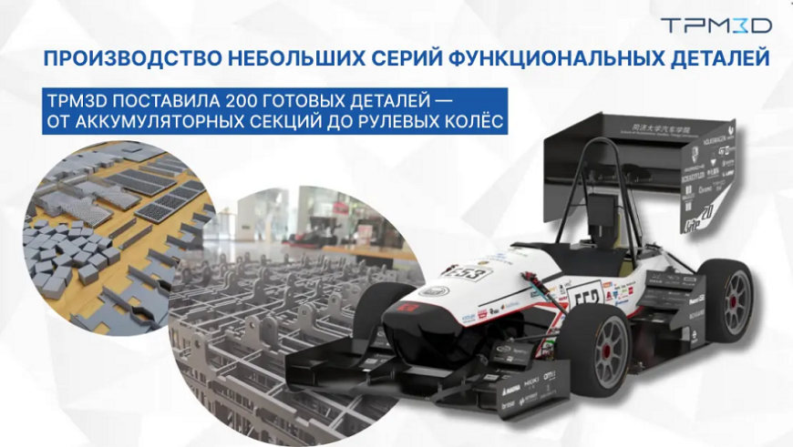 От прототипов до серии: применение SLS 3D-печати в производстве электрических автомобилей