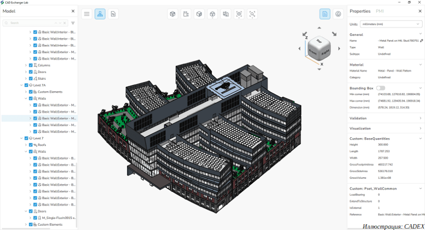 CAD Exchanger 3.19.0: поддержка нового формата Autodesk Revit, BIM-модели данных и нативного формата CDXBIM