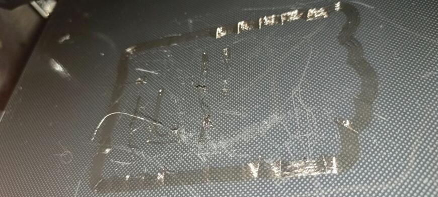 PETG адгезия слоёв