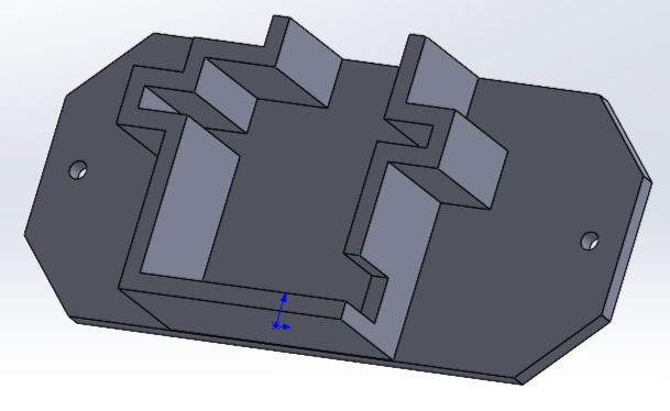 Фундамент сервопривода горизонтального положения
