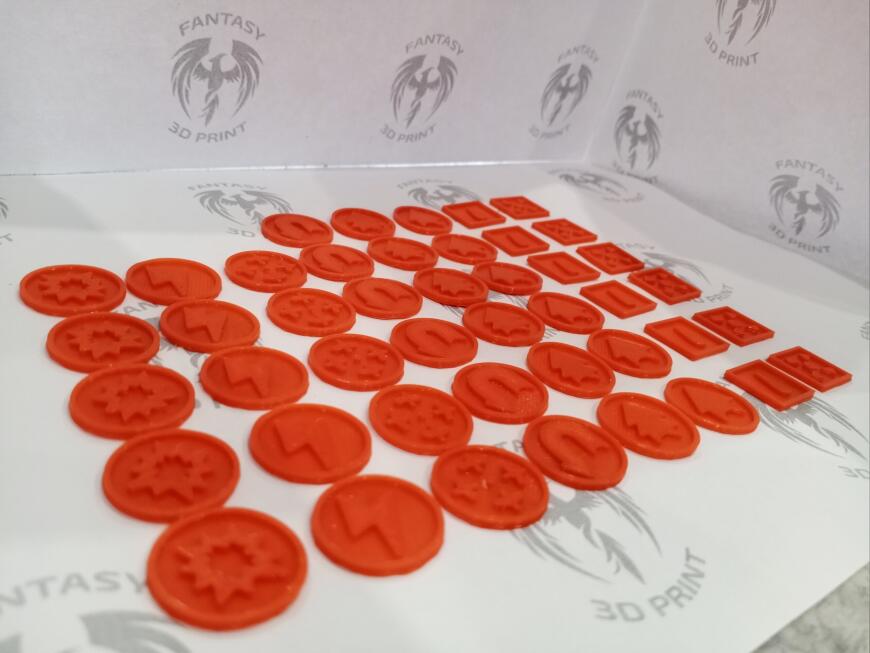 Каунтеры для настольной игры по вселенной Warhammer 