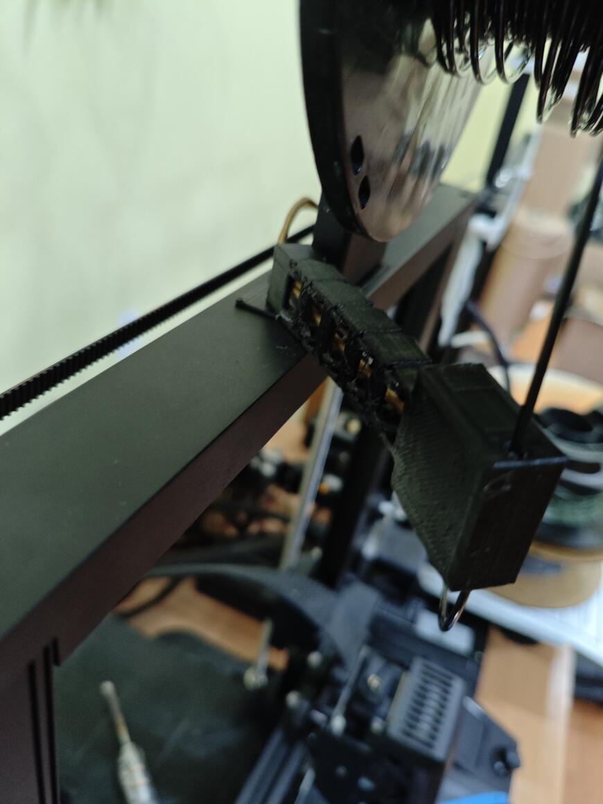 Creality Ender 3 V3 SE датчик филамента установка