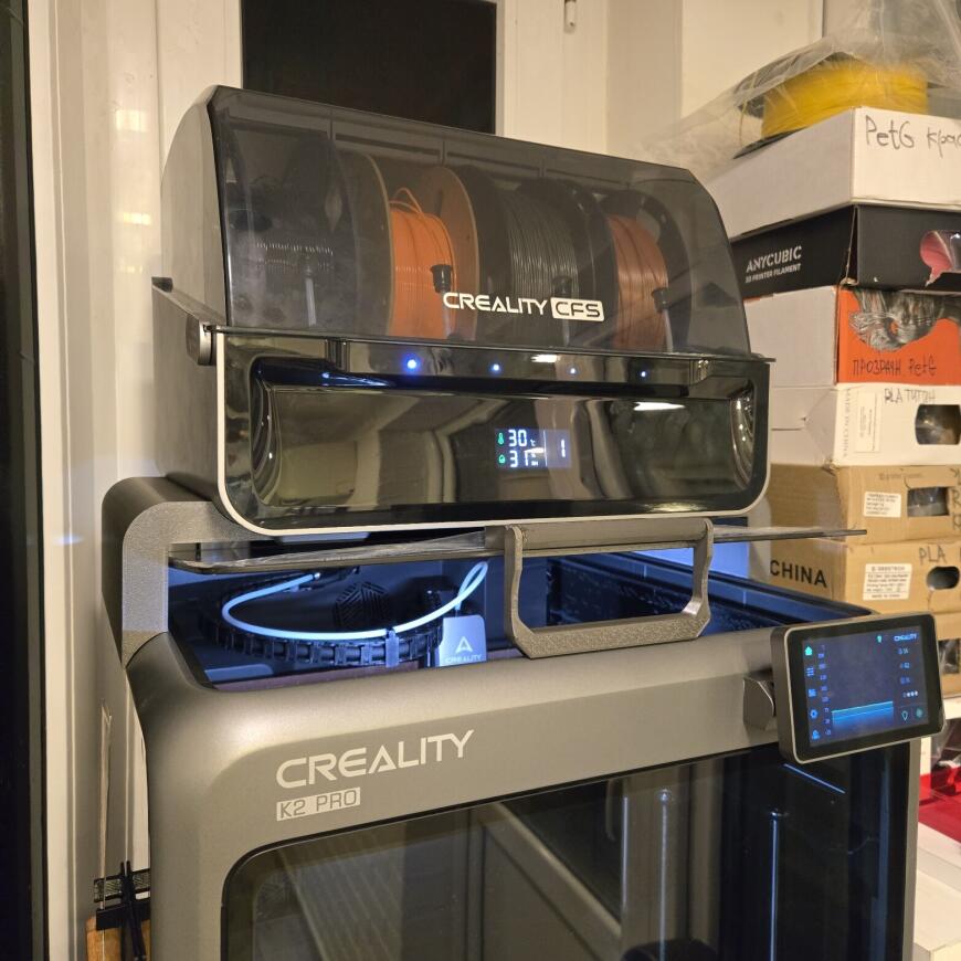 Creality K2 Pro - доработка верхней крышки и CFS