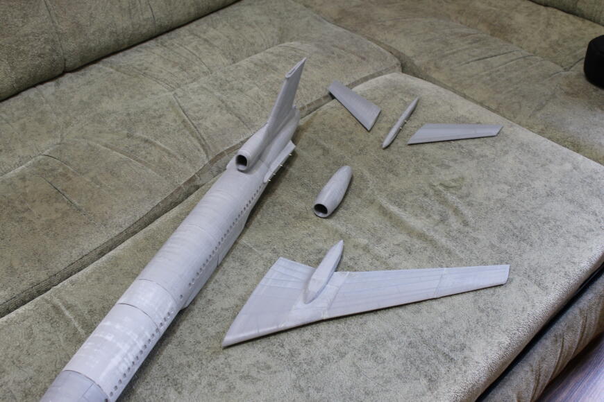 Ту-154 Б-2, масштаб 1:43