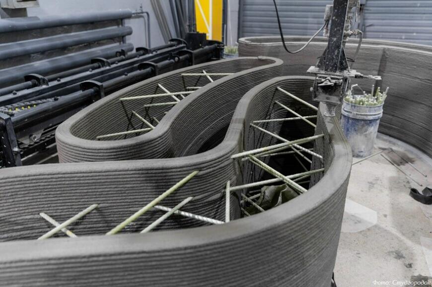 В Томске открылась 3D-печатная автобусная остановка