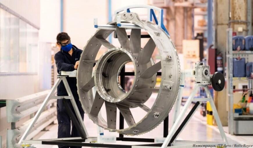 Компания ITP Aero продемонстрировала огромную 3D-печатную деталь авиационного двигателя