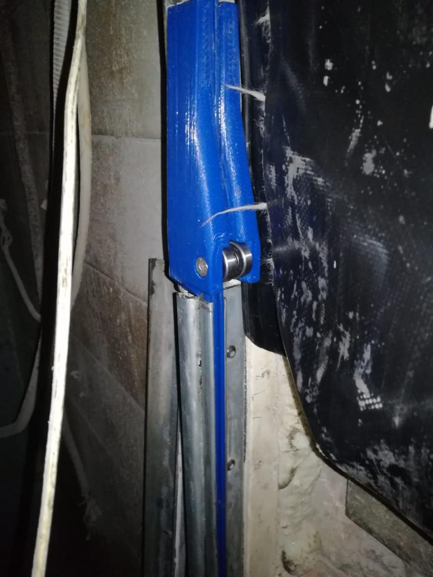 Dynaco d311 блок заправки полотна скоростных рулонных ворот (шторы) и что из этого получилось...