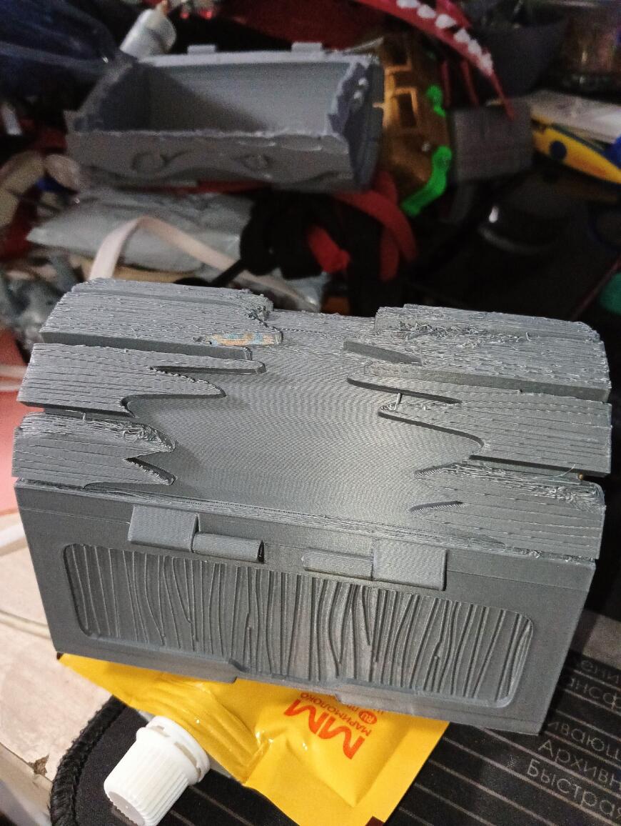 Сильные дефекты при печати модели