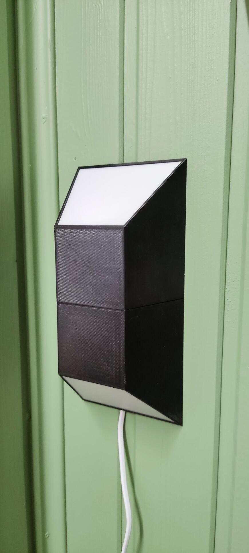 Светильник под две светодиодные лампы с цоколем GU 5.3