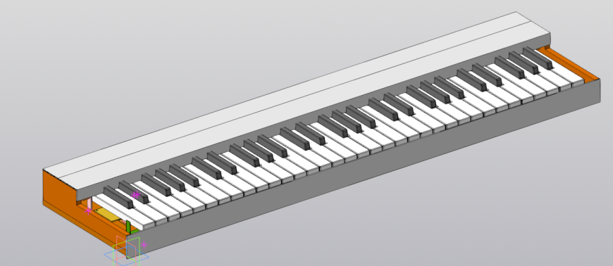 Синтезатор (MIDI-клавиатура) на 3D-принтере. Часть 1.