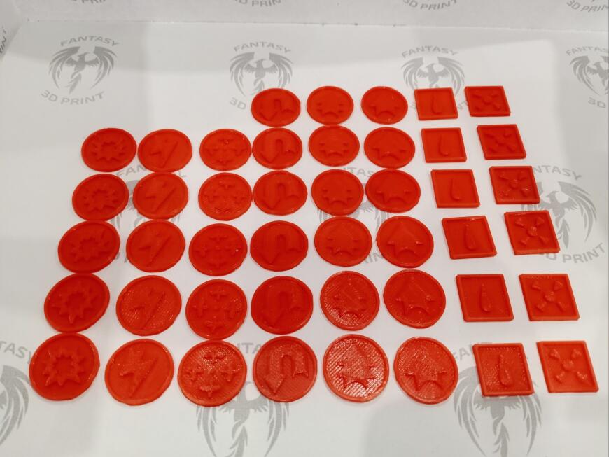 Каунтеры для настольной игры по вселенной Warhammer 