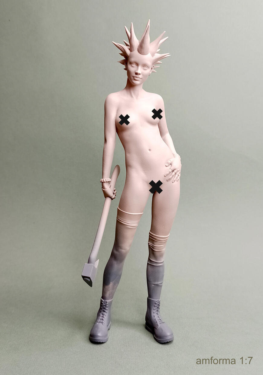 Девушка панк Девушка панк