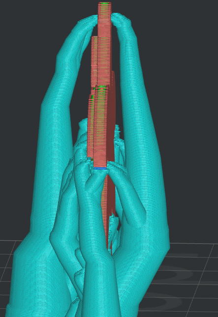 Артефакты вдоль поддержки