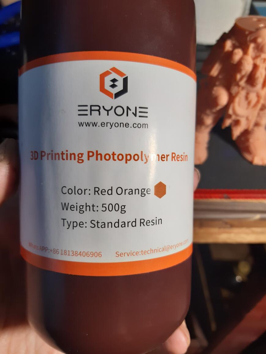 Смола Eryone Standart Red Orange. Почти как Craftsman =)