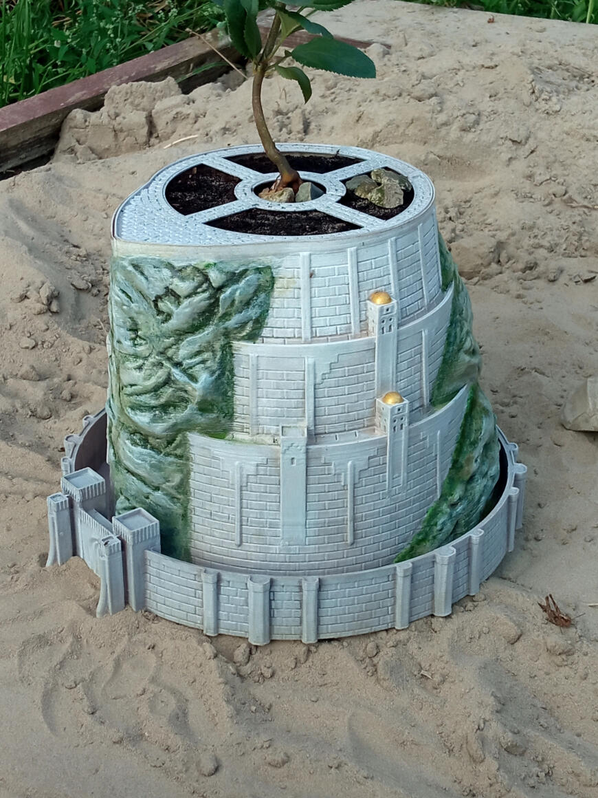 Минас Тирит (Minas Tirith). Кашпо для растений