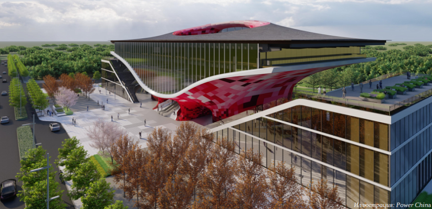 Крылья Сюнъаня: в Китае построили одно из самых больших зданий с 3D-печатными элементами Крылья Сюнъаня: в Китае построили одно из самых больших зданий с 3D-печатными элементами