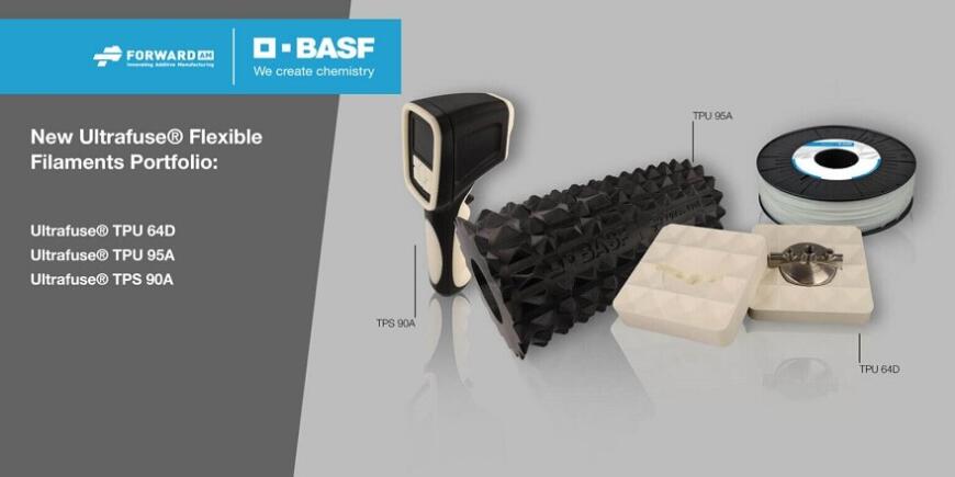 Концерн BASF выпустил три новых гибких материала для FDM/FFF 3D-принтеров