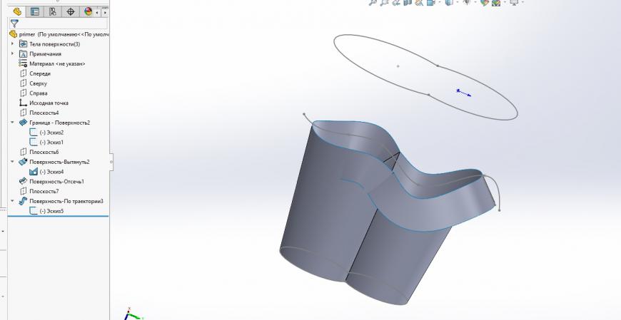 solidworks построение модели