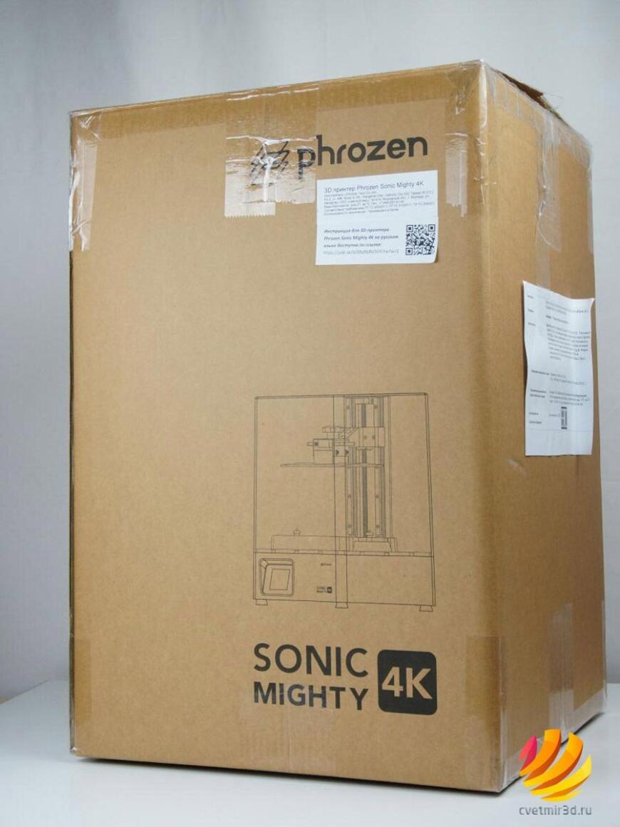 Phrozen Sonic Mighty 4K и УФ-камера Phrozen Cure Luna. Обзор, тестовая печать.