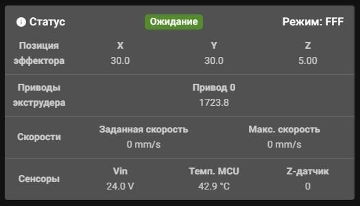 Не верное отображение напряжения в статусе DWC