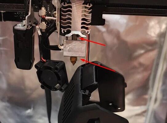 ender3 v3 se, замена термобарьера и хотенда